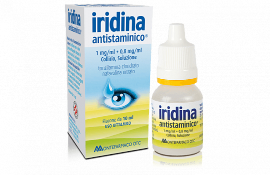 картинка капли для глаз Иридина Антистаминико